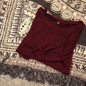 Maroon Shirt